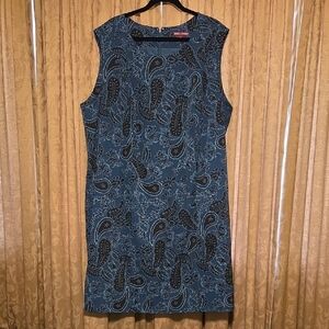 Jessica London Paisley Sleeveless Dress